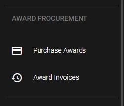 award procurement